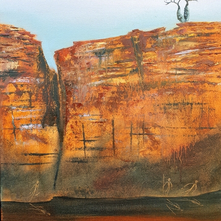 Suzy French - 'Boab Cliff 2'