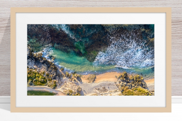 103 - Jason Mazur - 'Hamersley Pool, North Beach' Light Frame