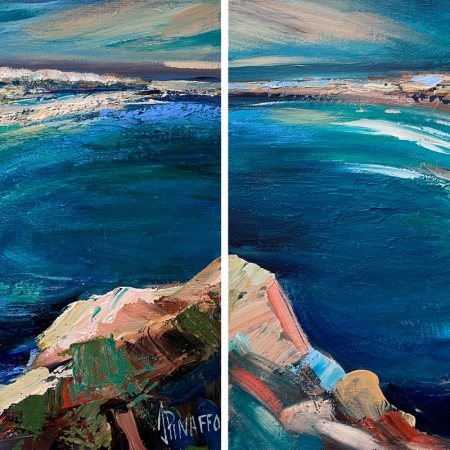 Seascape I and II Diptych